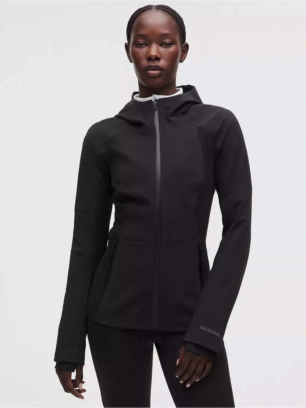 Lululemon Cross Chill Performance Jacket, Black, Size 12